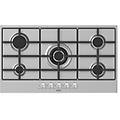piano cottura gas 5 zone silver pc90 av inox (90cm)