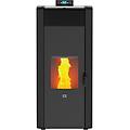 termostufa a pellet merano 28 bianca
