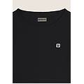 maglia corta con maniche lunghe tessuto tecnico costine nero donna extra small