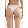 brasiliana in pizzo donna bianco taglia 5