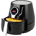 healthy cooking air friggitrice 1400 w 4. 5 litre nero