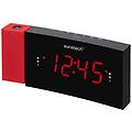 - frdp3 orologio digitale nero rosso radio