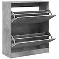 - scarpiera grigio cemento 80x34x96 5 cm in legno multistrato