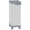 storage armadio basso base 350 uw in polipropilene grigio l 35 x h 97. 6 x p 43. 8 cm 1 anta adatto