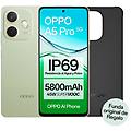 smartphone a5 pro 5g con ai 6 67 120hz 8gb/256gb 50mp ip69 5800mah 45w custodia inclusa verde