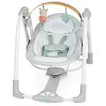 altalena portatile cozy spot swing 'n go barra dei giocattoli in legno rimovibile e girevole 6