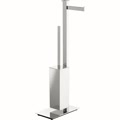 units piantana portarotolo sinistra e porta scopino cromata codice prod b9107scr