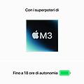 macbook air 15'' m3 chip con core 8 cpu e core 10 gpu 16gb 512gb ssd galassia (mxd33t/a)