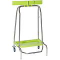 carrello portasacco per rifiuti con 2 piedini 59x100x49 cm (lxhxp) verde