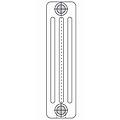 radiatore acciaio tubolare ardesia bianco ral 9010 4 colonne h 2000 interasse 1944 w3500 a 14