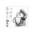 chef baker xl kvl85. 124si impastatrice planetaria 1200 w capacità ciotola 7 l silver