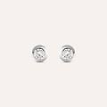 orecchini lobo punto luce grace oro bianco diamante collezione grace oro bianco