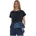 t-shirt mezza manica blu-azzurro