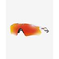 occhiali radar ev pitch polished white con lenti prizm ruby