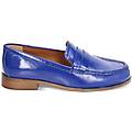 mocassini blu in naplak