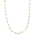 collana uomo oro giallo bianco gl100334