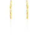 orecchini a cerchio gold essence oro giallo collezione gold essence oro giallo