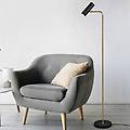 piantana marley nero/ottone altezza 151 cm metallo