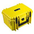 bandw international type 2000 custodia rigida per fotocamere da esterni con imbottitura giallo
