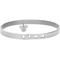 bangle lady message acciaio disney e cristalli collezione lady message argentato