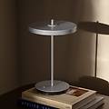 lampada led da tavolo ricaricabile asteria move fog grey uni 31cm
