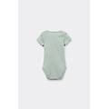 body beb&egrave; mezza manica in 100% cotone verde tama&ntilde;o 3-6