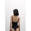 body spallina sottile in fresh bamboo donna nero taglia s
