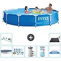- piscina fuori terra in giro 366x76 cm blu include accessori coordinati a1580