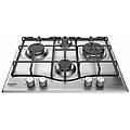 piano cottura a gas pcn 642 t / as / ha 4 fuochi gas colore inox
