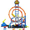 HOTWHEELS mega garage pista con 3 livelli e 2 loop playset multilivello