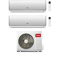 climatizzatore condizionatore inverter dual split elite f2 serie sn f2s0 12+18 con mt2730 wi-fi r-32