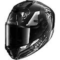casco spartan rs xbot carbon / anthracite / silver nero grigio carbonio xl