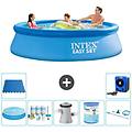 - piscina fuori terra in giro 305x76 cm blu include accessori coordinati a584