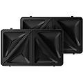sandwichera 5000 series hd2350 750w 3 piastre antiaderenti rimovibili fenolico pf nera