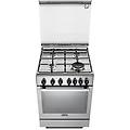 cucina a gas forno elettrico-gas pgvx 64 lsg inox