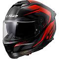 casco moto integrale ff808 stream ii fury nero grigio ro taglia xs