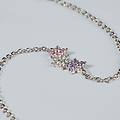 bracciale silver shine argento rodiato cubic zirconia collezione silver shine bianco