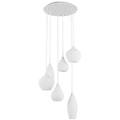 ideallux lampada a sospensione con 6 luci
