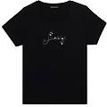 FREDDY t-shirt in cotone supima con logo in paillettes bicolore