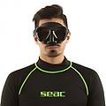 sub maschera subacquea cove monovetro nero