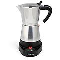 - caffettiera italiana elettrica dod117a 300ml 6 tazze 480w alluminio funzione di mantenimento al