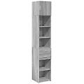 - mobile sottile grigio sonoma 40x42 5x225 cm in truciolato