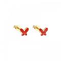orecchini bambina farfalle in oro giallo 803321711127
