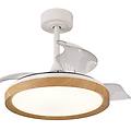 ventilatore da soffitto mistral mini trasparente d. 45 cm