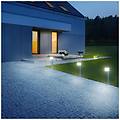 - lampioncino con sensore gl 80 led ihf cubo argento 055486