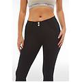pantaloni push up wr. up skinny cotone organico vita regular nero donna extra large