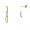 orecchini donna oro bianco giallo gl101739