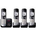 kx-tg6824gb telefono cordless dect schermo da 4 6 cm (1 8 pollici) con segreteria telefonica colore