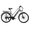 e-bike queen cy26abi grey ruote 26'' batteria 36v 10ah motore 250w autonomia 50-60km