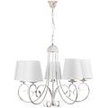leroy merlin lampadario country charm lampadario country charm pompe 5x e14 bianco paralume bianco